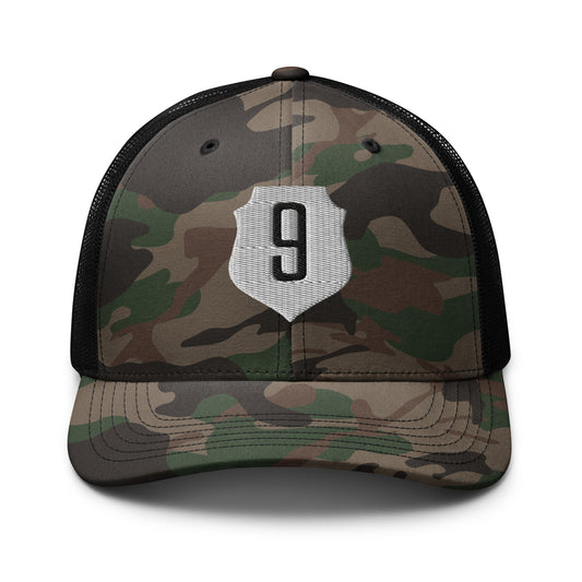 Signal 9 Camo Trucker Hat